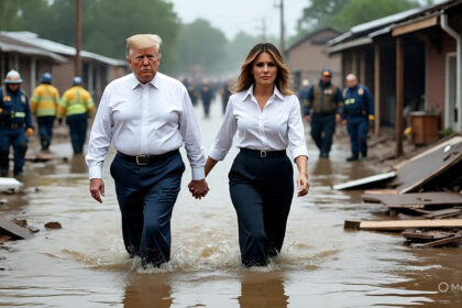 Trump Inspects Storm Damage homes in Kerrville, Texas – Trump inspects storm damage