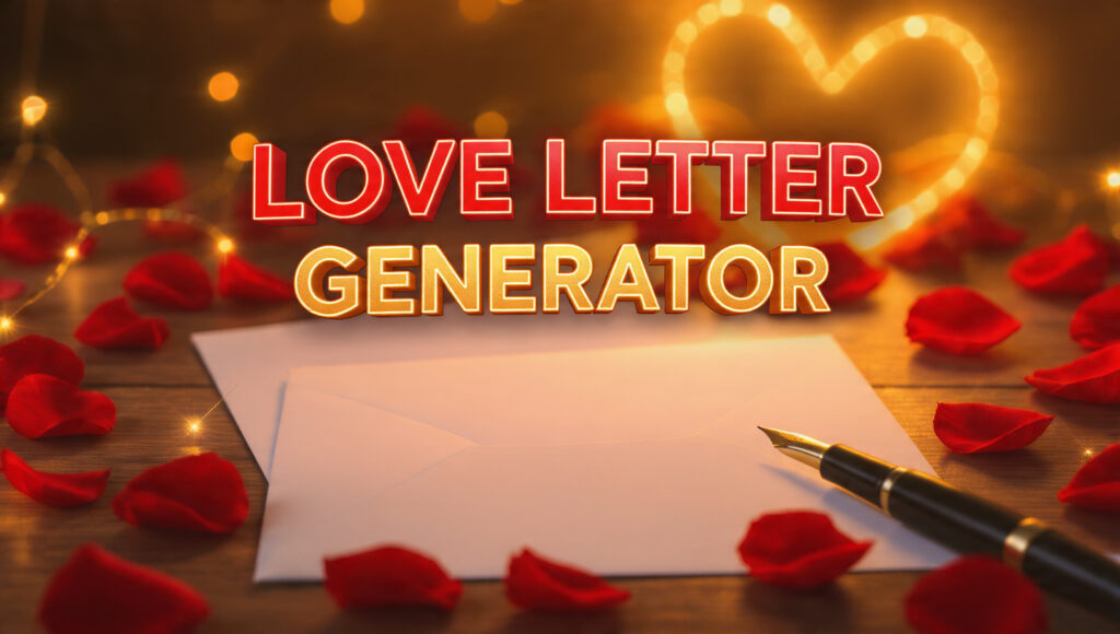 Free AI Love Letter Generator For Your Any Relationship